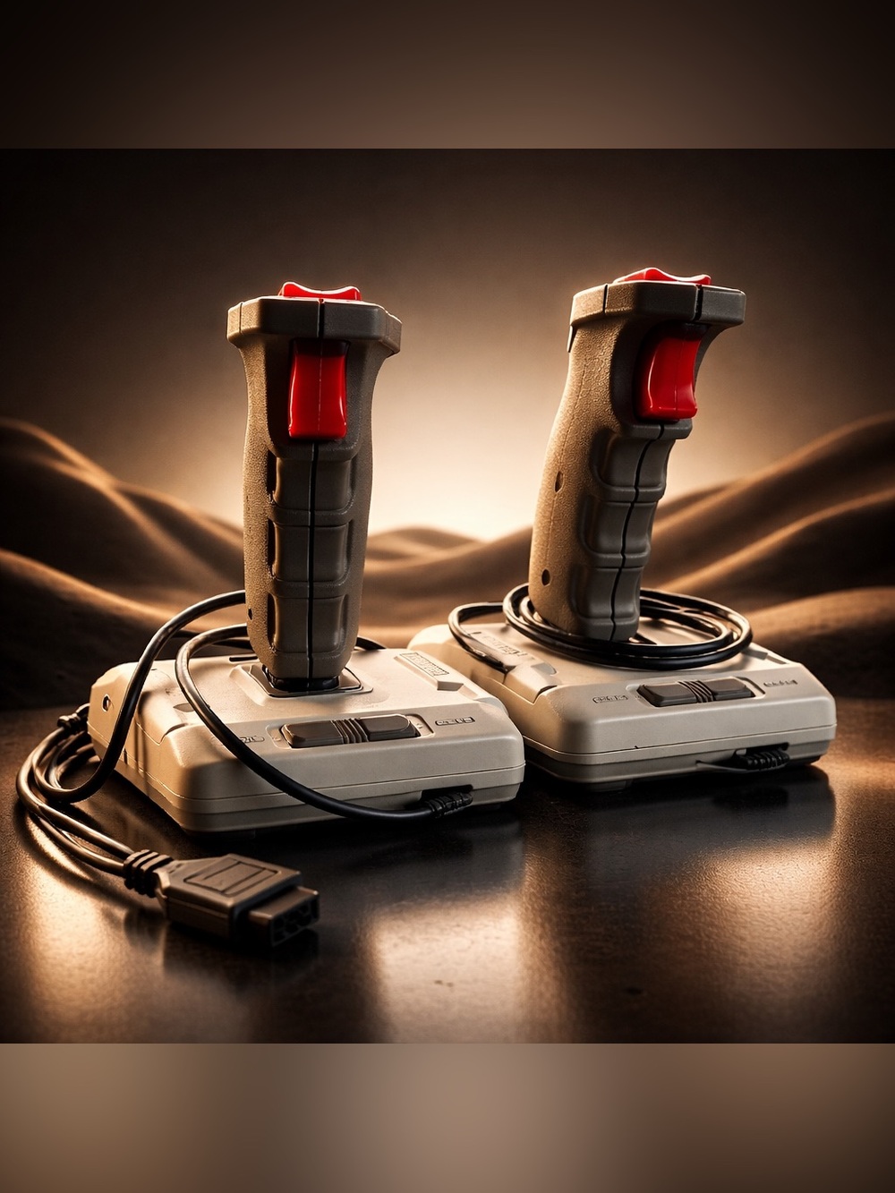 Nintendo NES Quickshot joystick's original from 1990’s.